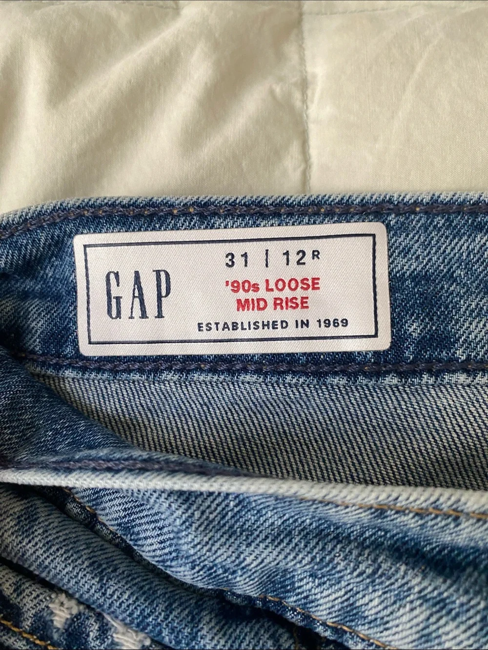 GAP Light Blue Denim '90s Loose Mid Rise Jeans